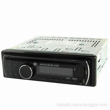 50W x 4 Car DVD/Media Player with Remote Control, Supports DVD/VCD/MP4/MP3/FM